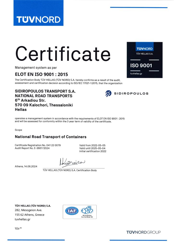 iso 9001 en